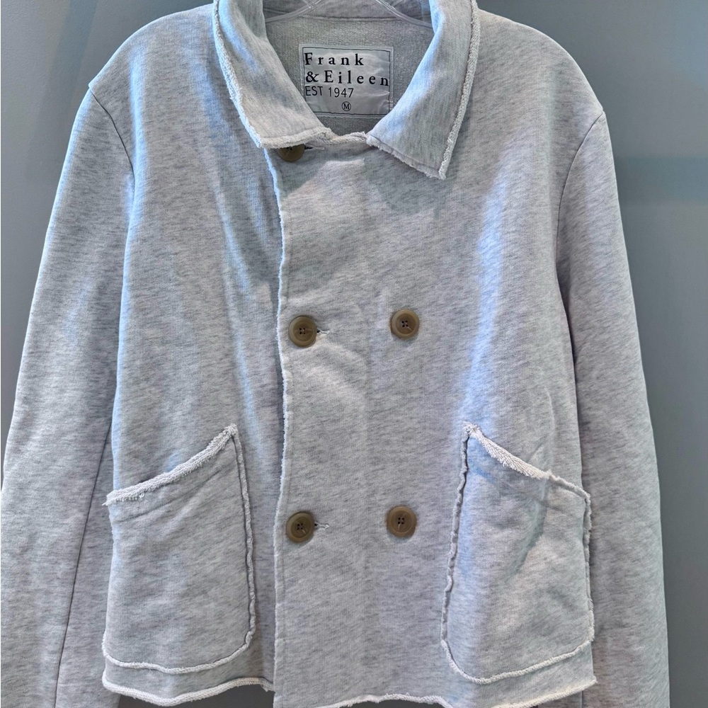 Frank & Eileen Light Gray Women's Pea Coat